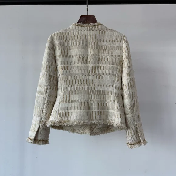 Kobi Halperin Kosta Metallic Chain-Trim Jacket